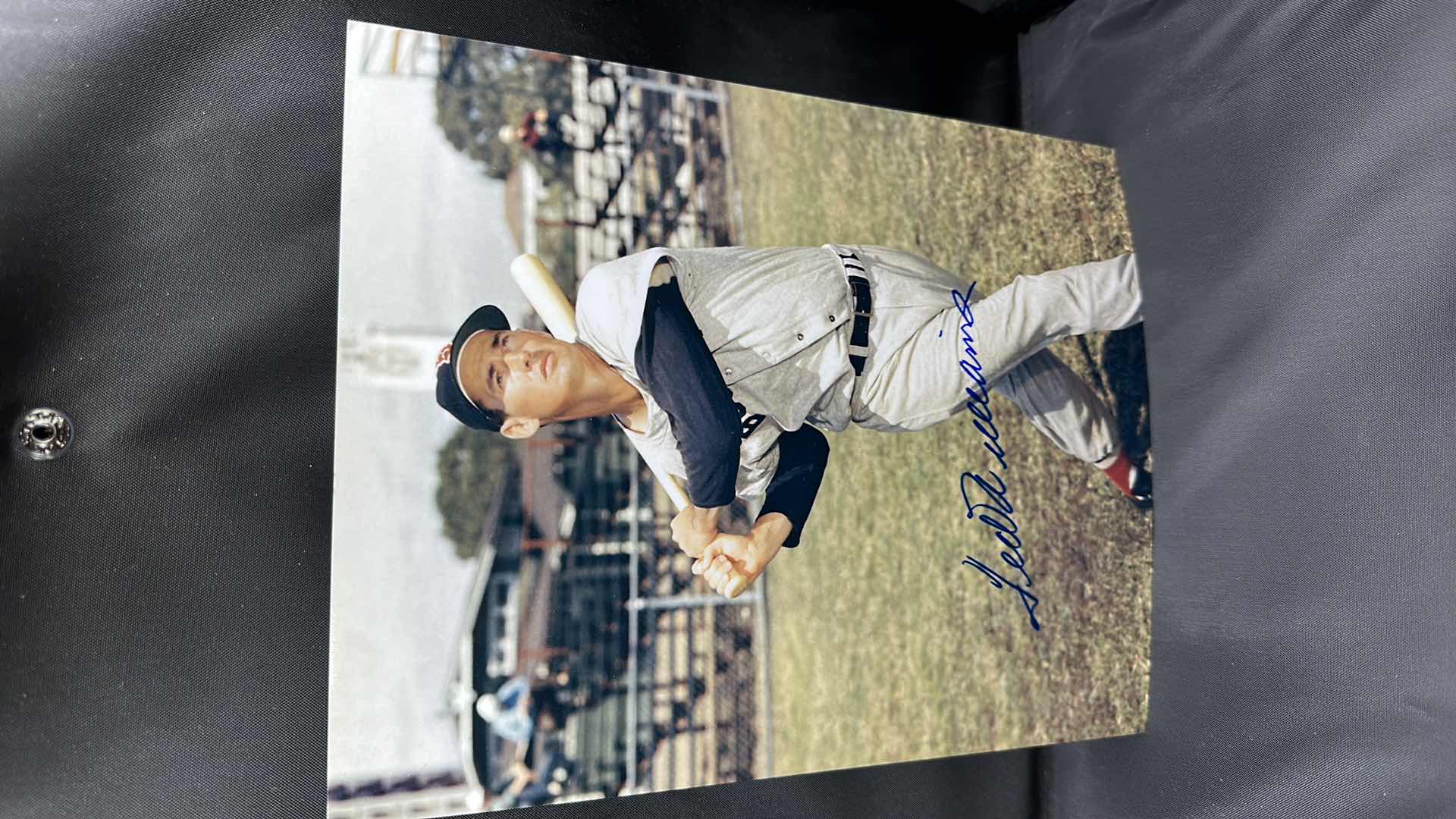 Photo 1 of TED WILLIAMS 8”X10” AUTOGRAPHED PHOTO AUTHENTICITY VERIFIED BY SELLER