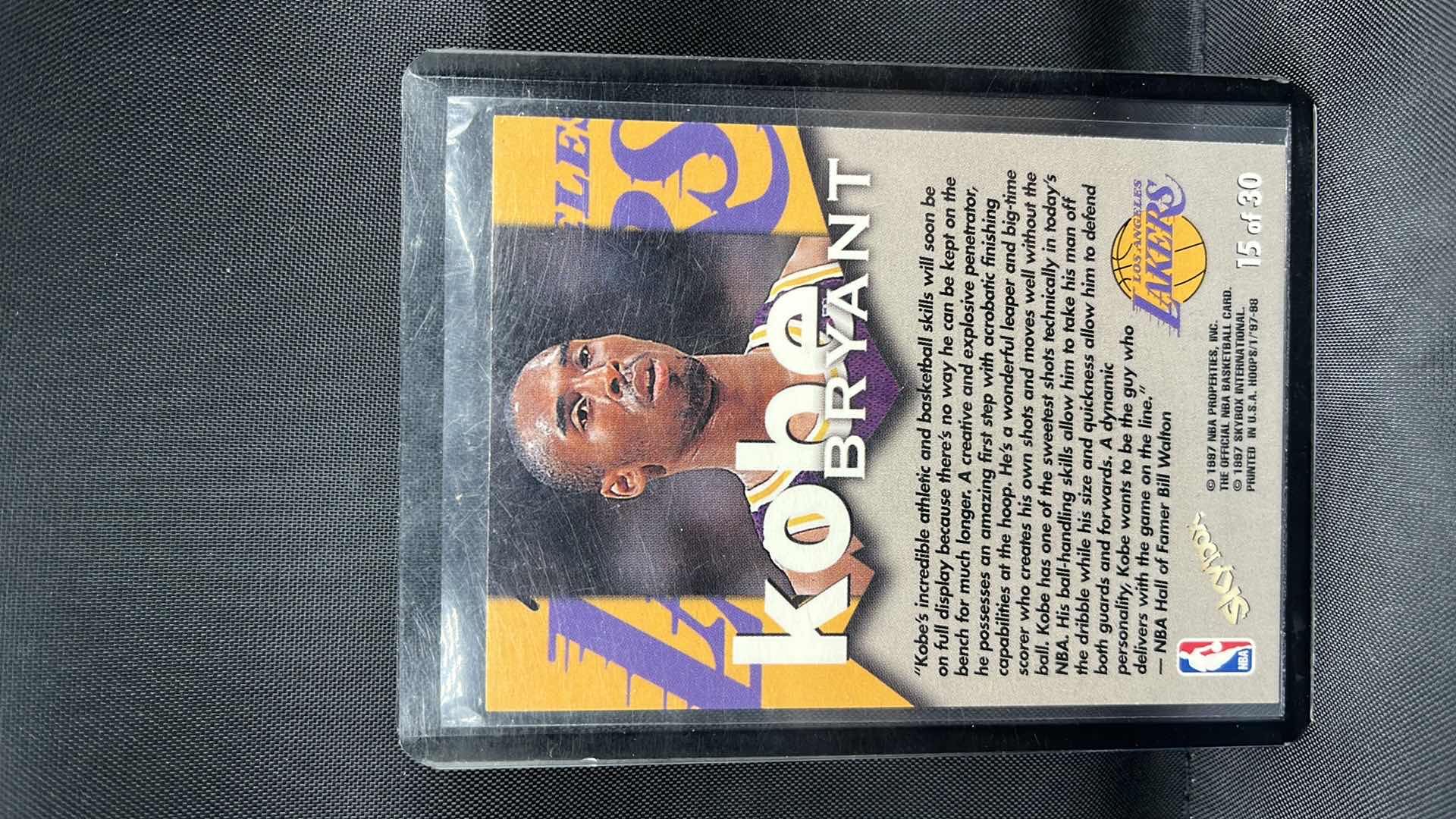 Photo 2 of 1997 KOBE BRYANT SKYBOX 15