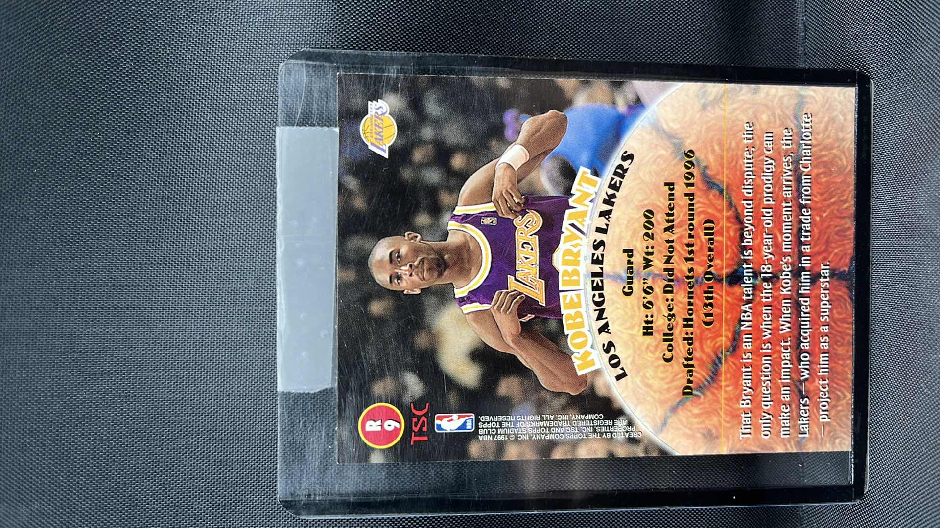 Photo 2 of 1997 KOBE BRYANT ROOKIE TOPPS R9