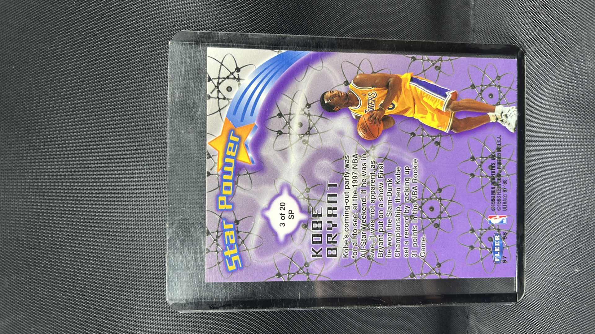 Photo 2 of 1997 KOBE BRYANT FLEER 3