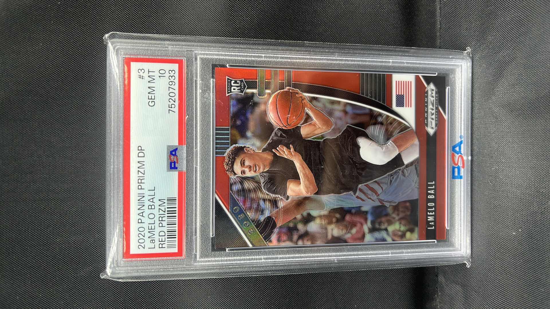 Photo 1 of 2020 LaMELO BALL PANINI PRIZM DP 3 RATED 10