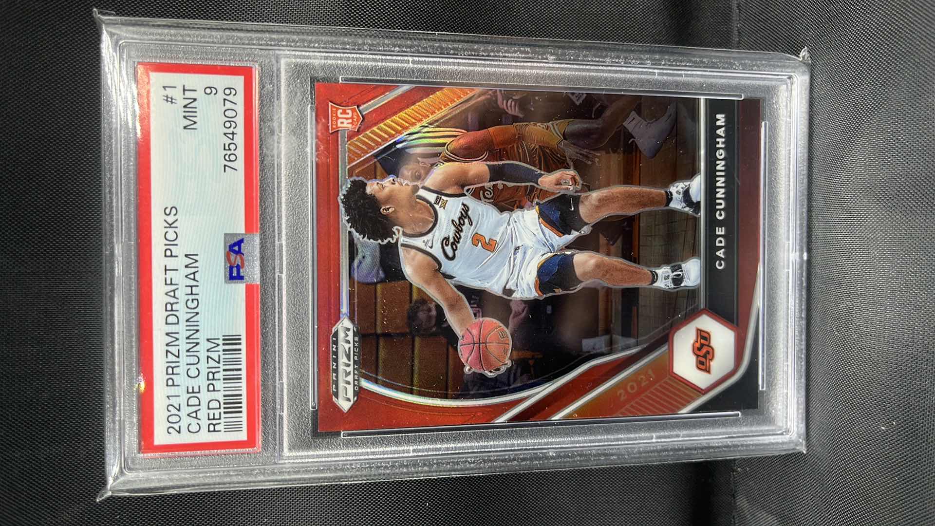 Photo 1 of 2021 CADE CUNNINGHAM PANINI PRIZM 214 RATED 9
