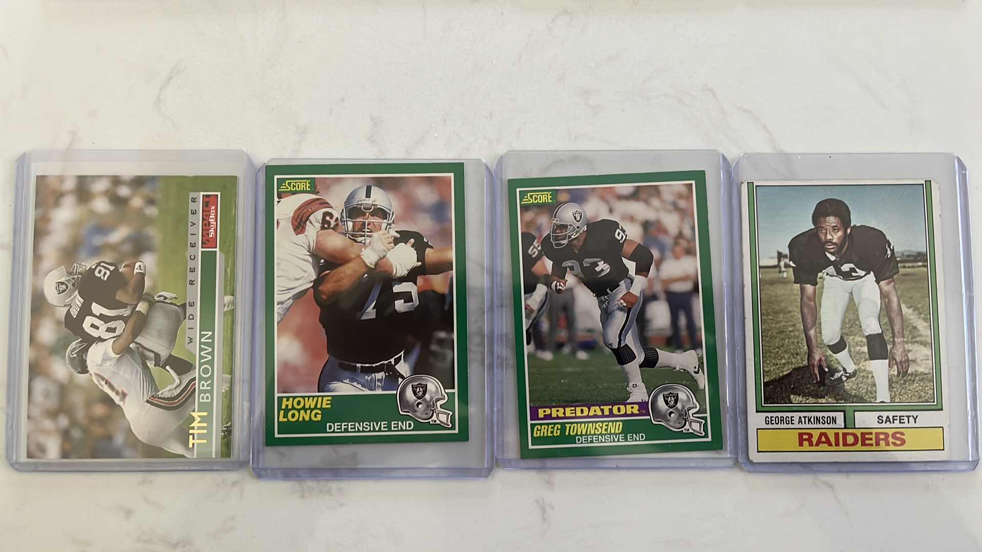 Photo 2 of Assorted mixed Oakland raiders football cards