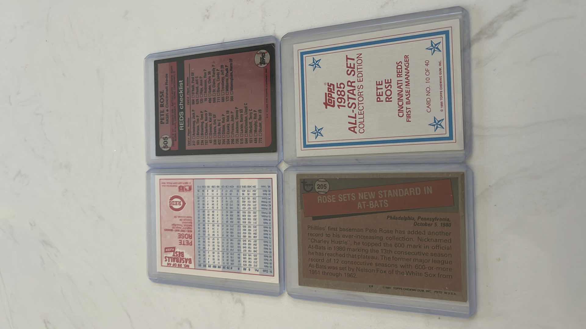 Photo 5 of Assorted Pete rose baseball cards