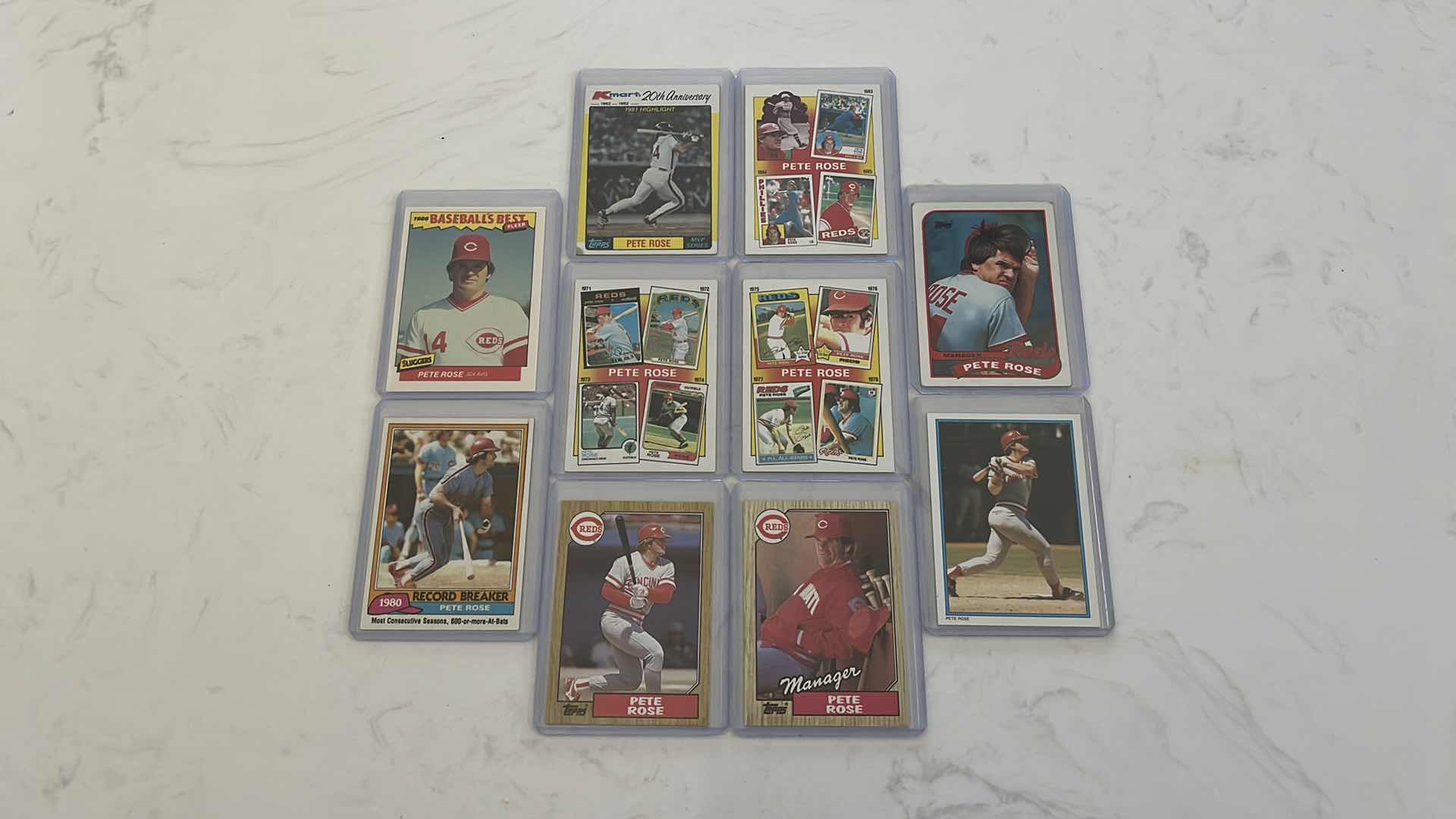 Photo 1 of Assorted Pete rose baseball cards