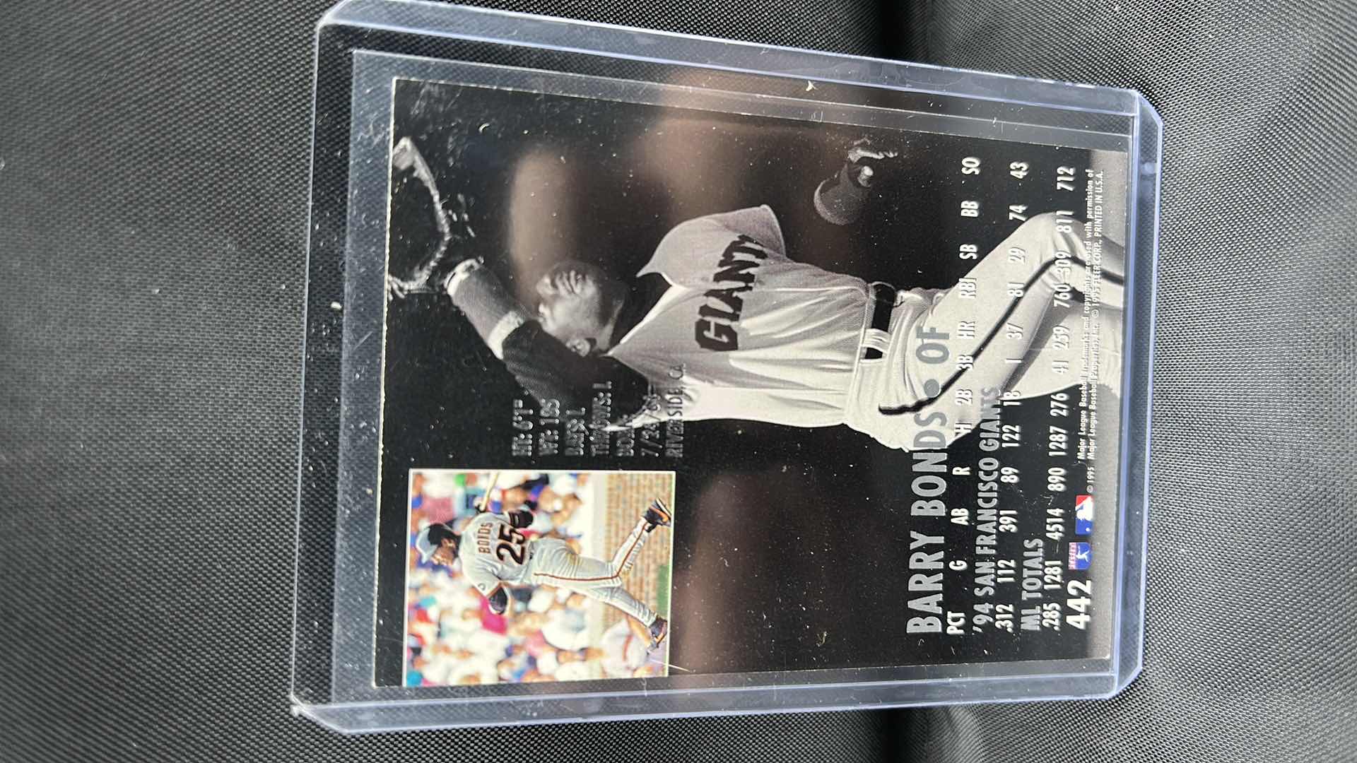 Photo 2 of 1995 FLEER ULTRA BARRY BONDS 442