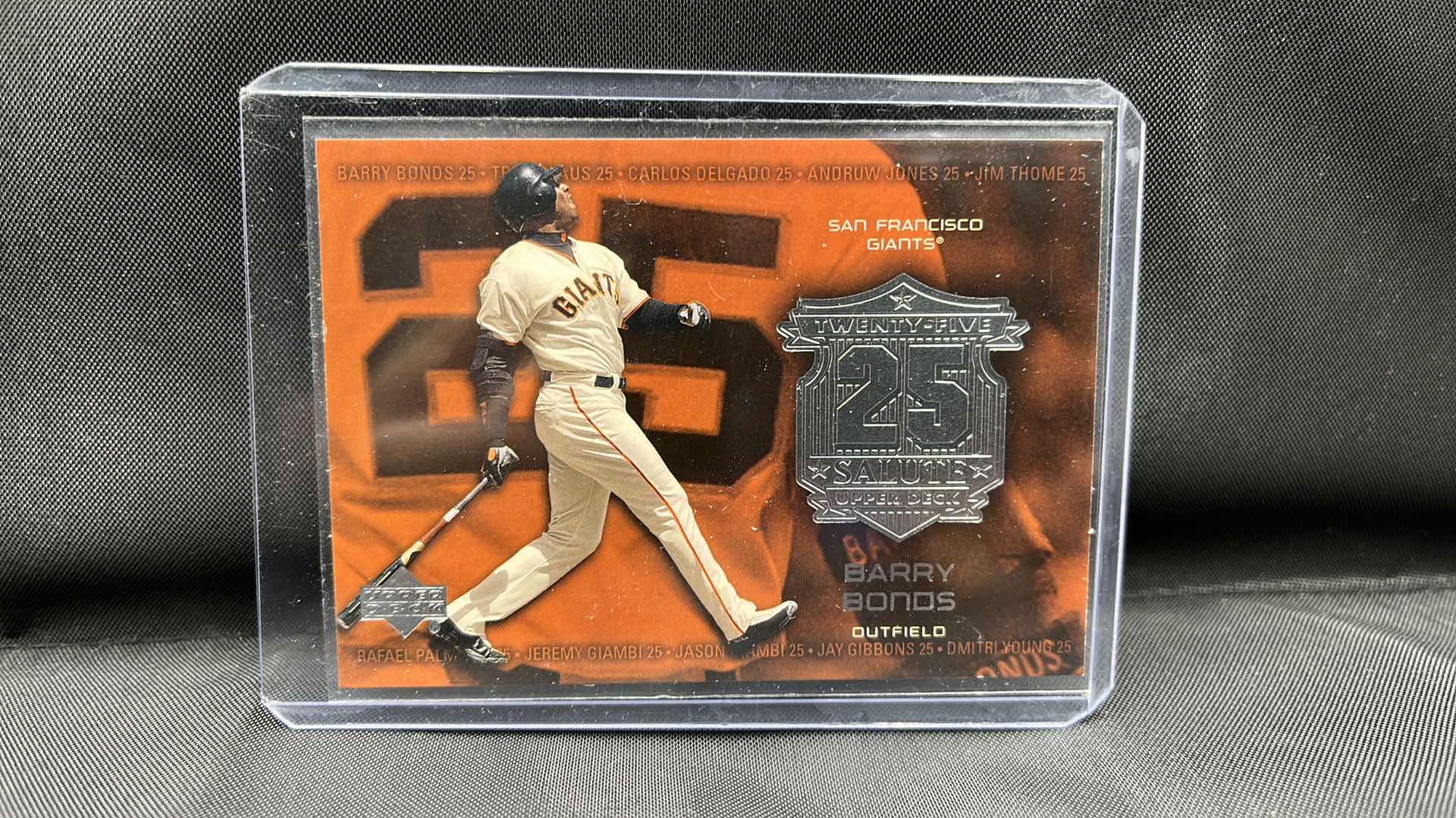 Photo 1 of 2003 upper deck Barry bonds s-1