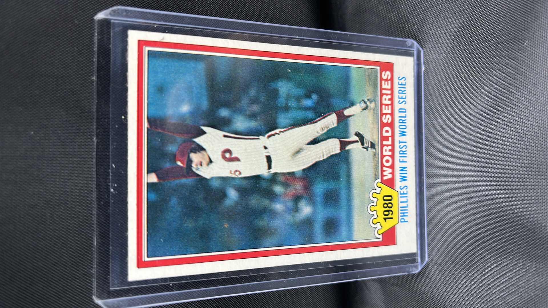 Photo 1 of 1981 TOPPS World Series Phillies win first World Series 404