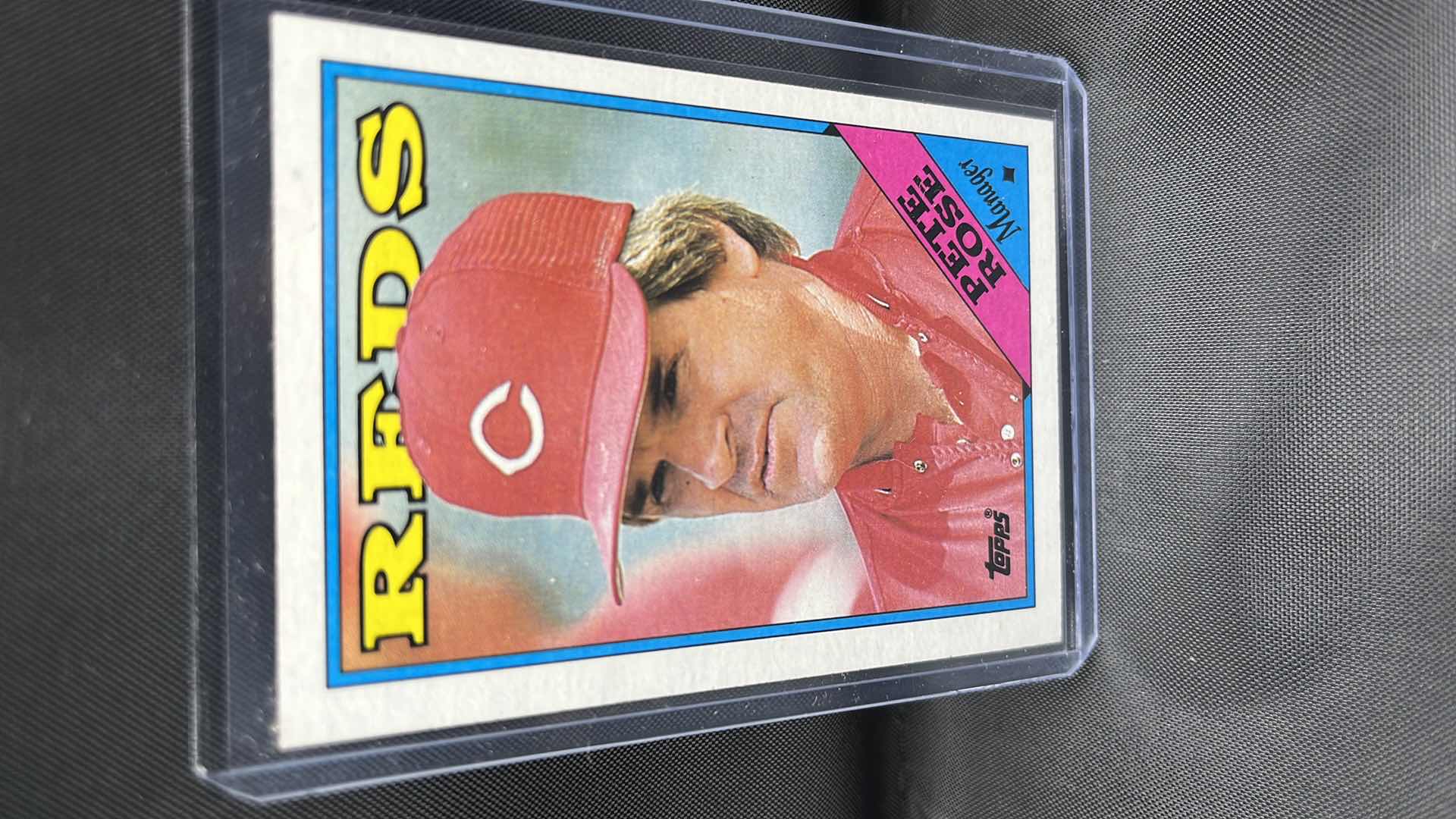 Photo 1 of 1988 TOPPS Pete rose manager 475