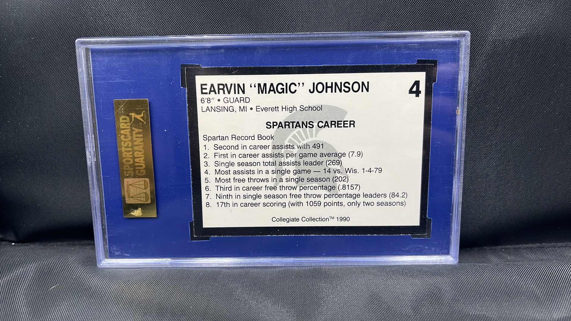 Photo 2 of 1990 collegiate collection earvin “magic” Johnson 4 mint 10