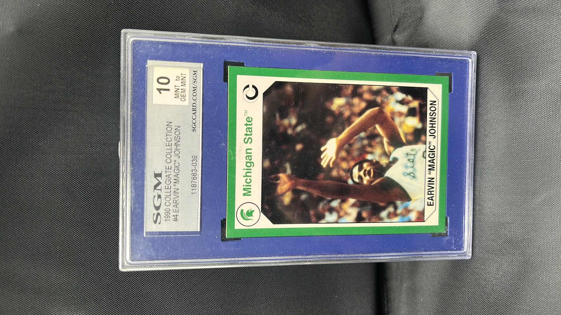 Photo 1 of 1990 collegiate collection earvin “magic” Johnson 4 mint 10