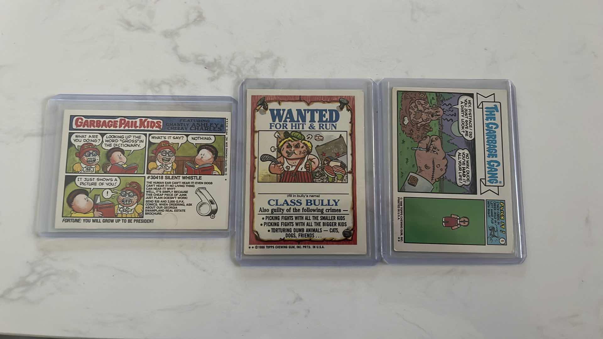 Photo 2 of Assorted garbage pail kids collectible sticker cards