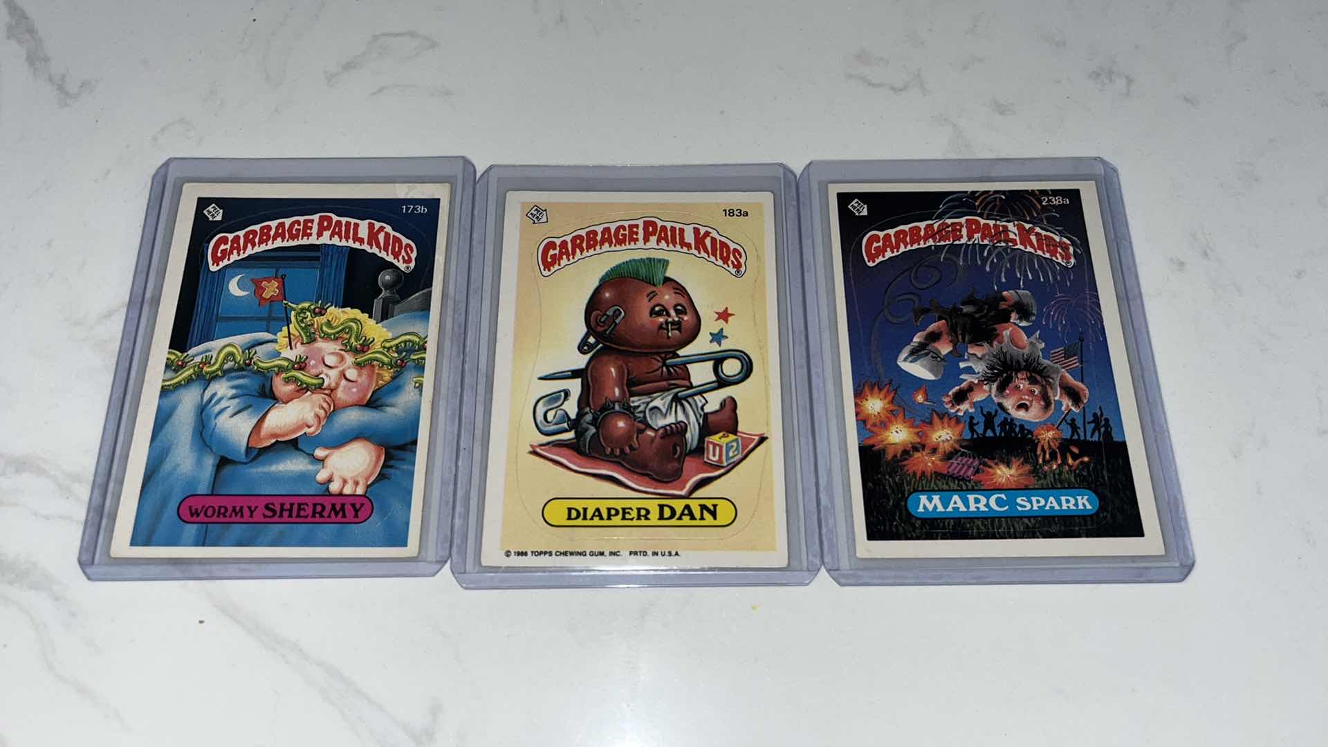 Photo 1 of Assorted garbage pail kids collectible sticker cards