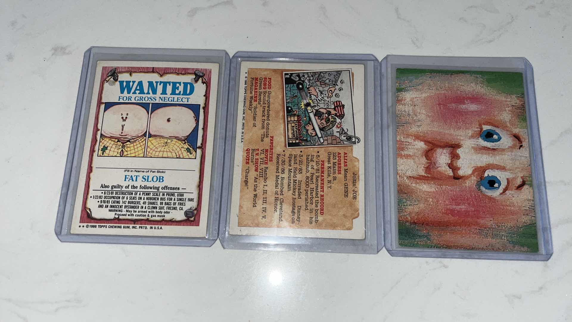 Photo 2 of Assorted garbage pail kids collectible sticker cards