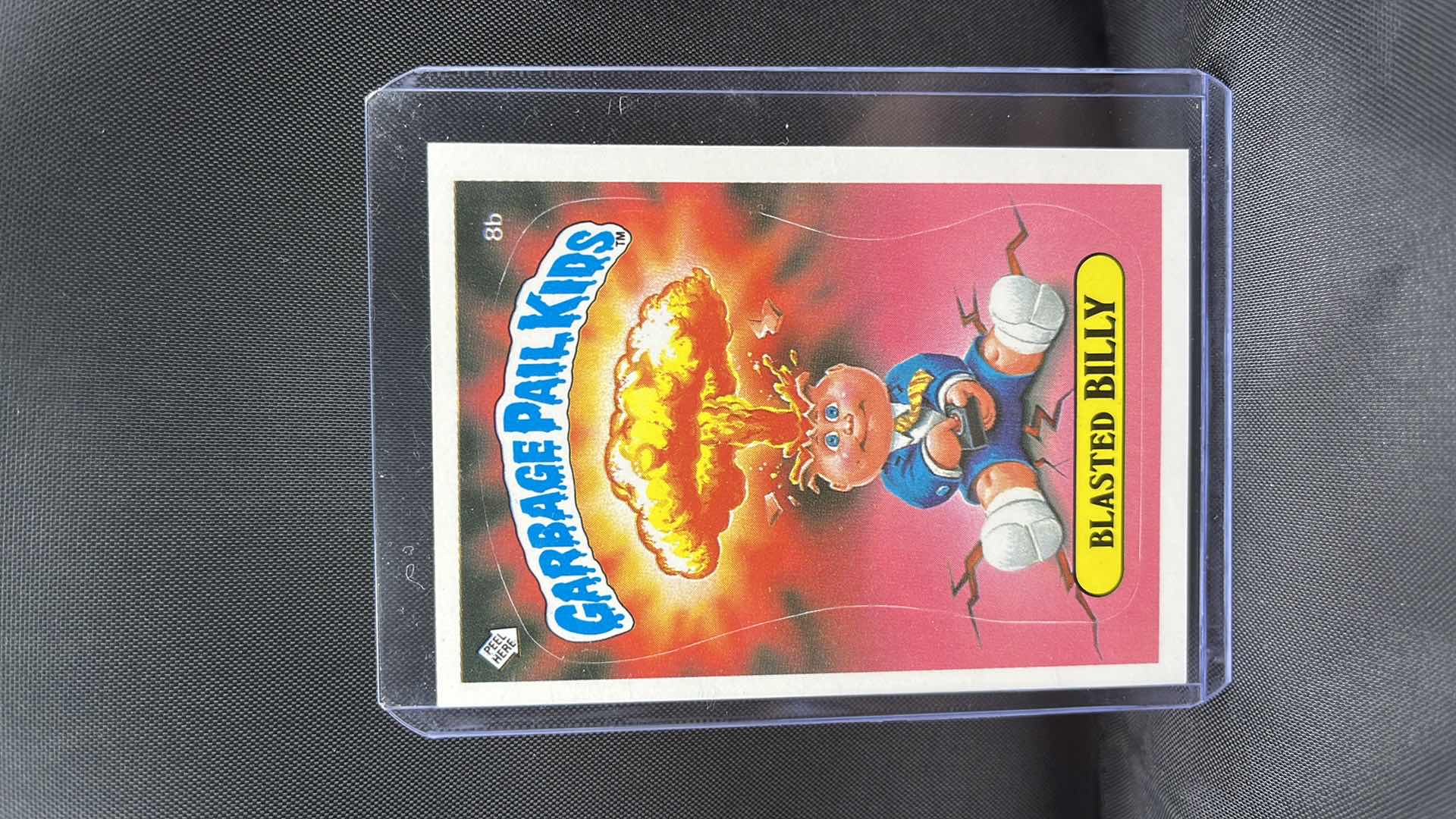 Photo 1 of 1985 Garbage Pail Kids OS1 8b Blasted Billy GPK Series 1 Matte Center