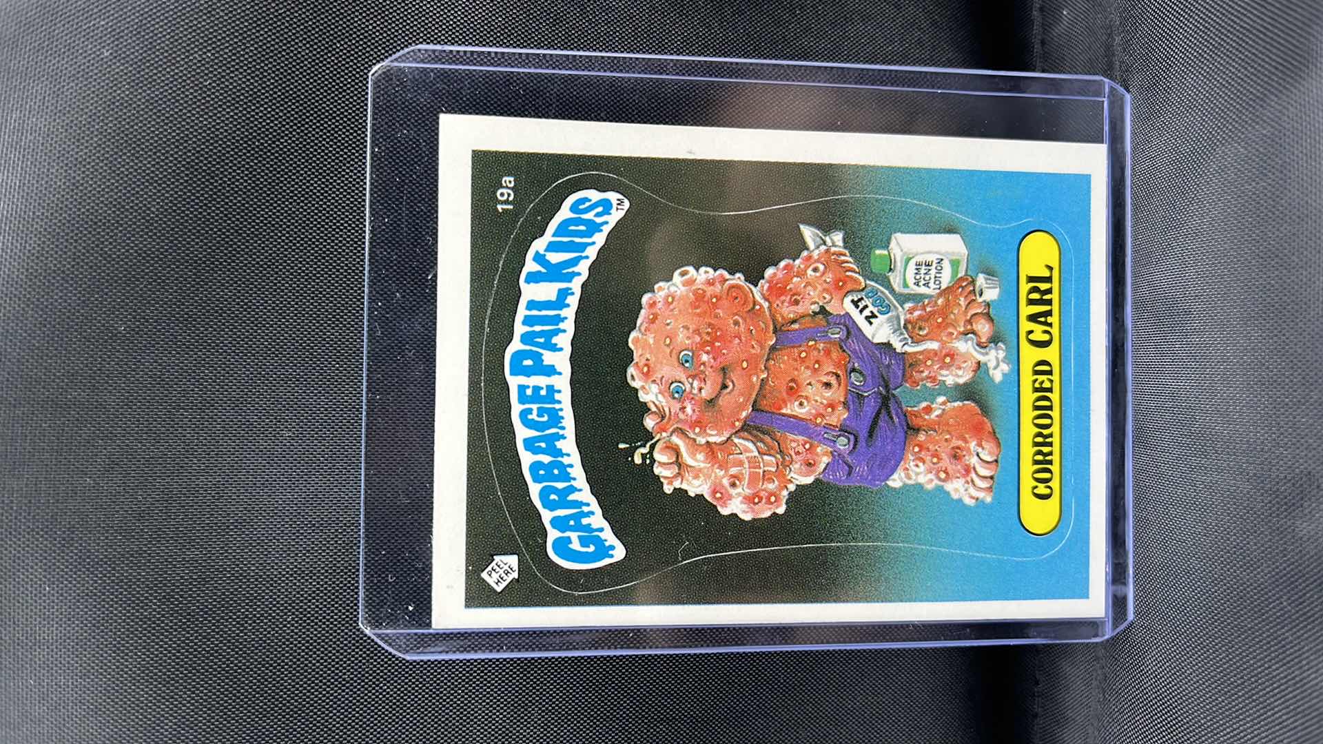 Photo 1 of 1985 TOPPS GARBAGE PAIL KIDS GPK CORRODED CARL 19a