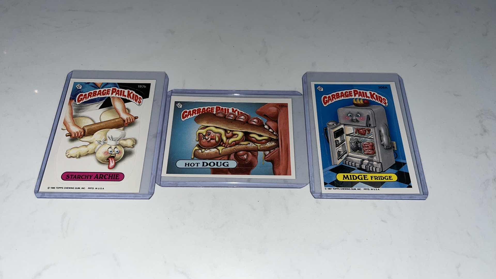 Photo 1 of 1986 Assorted garbage pail kids sticker cards