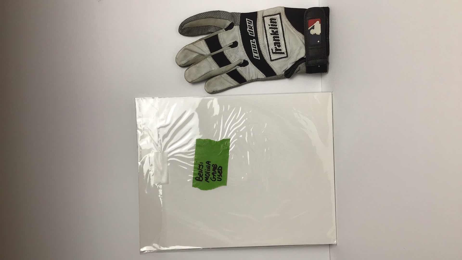 Photo 1 of BENGIE MOLINA GAME USED BATTING GLOVE*