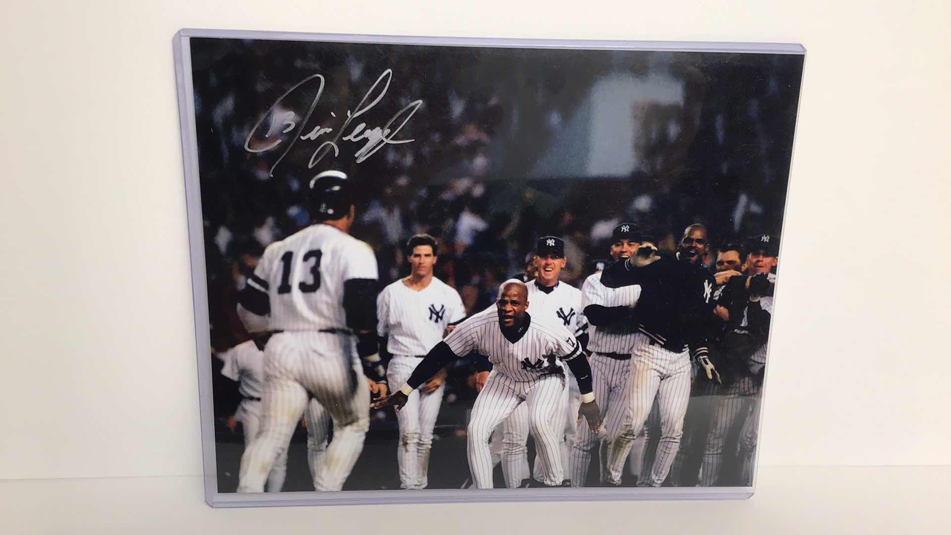 Photo 1 of  JIM LEYRITZ 13 YANKEES AUTOGRAPHED 8X10 PHOTO*