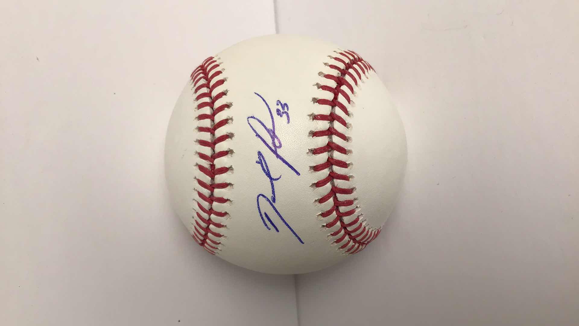 Photo 1 of DAVID PRICE 33 SIGNED OFFICIAL RAWLINGS BASEBALL JSA II16043*