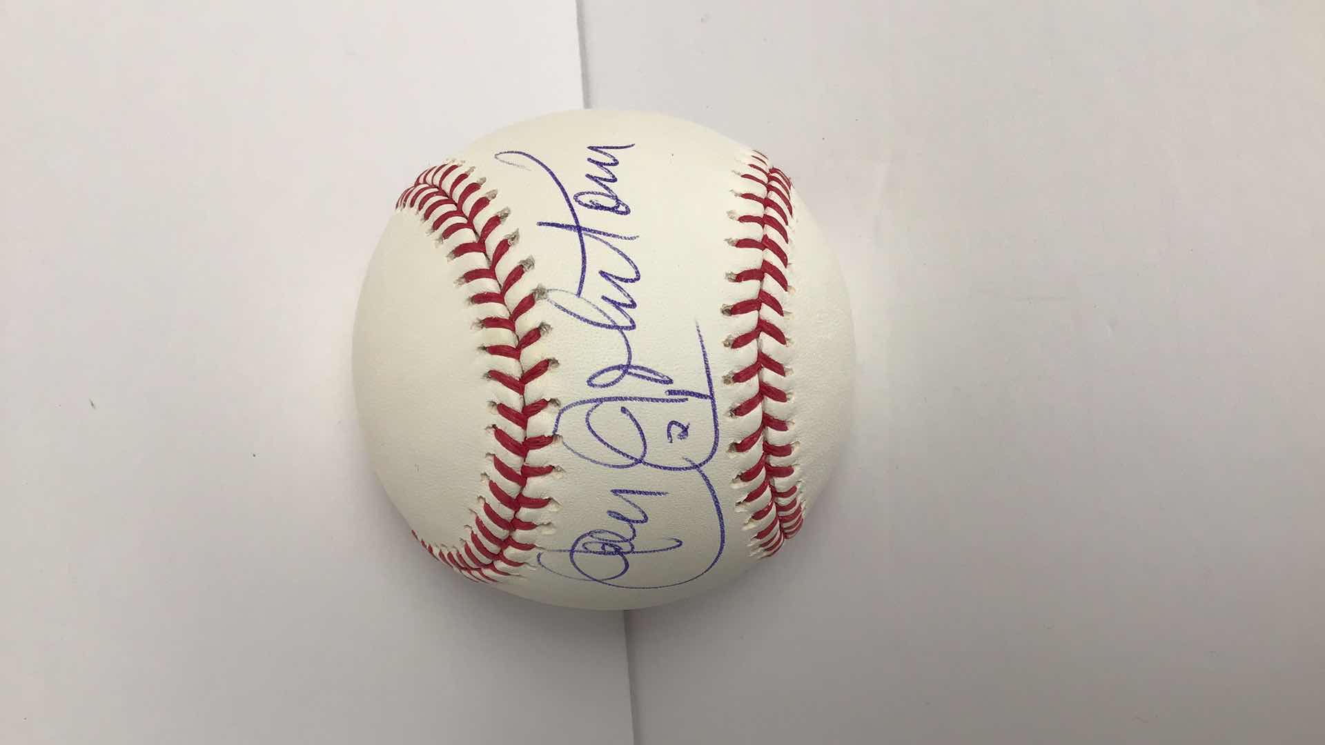 Photo 1 of $50 JAY JOHNSTONE SIGNED OFFICIAL RAWLINGS BASEBALL*