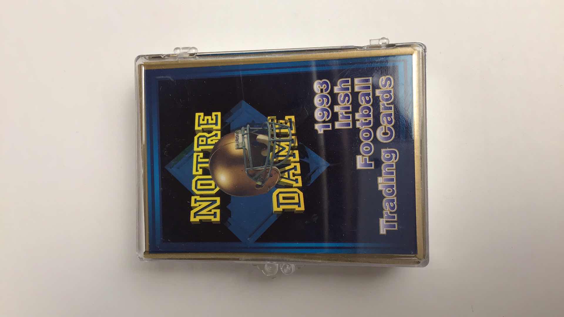 Photo 3 of $25 UNIVERSITY OF NOTRE DAME 19L3 TRADING CARD DECK IN CASE*