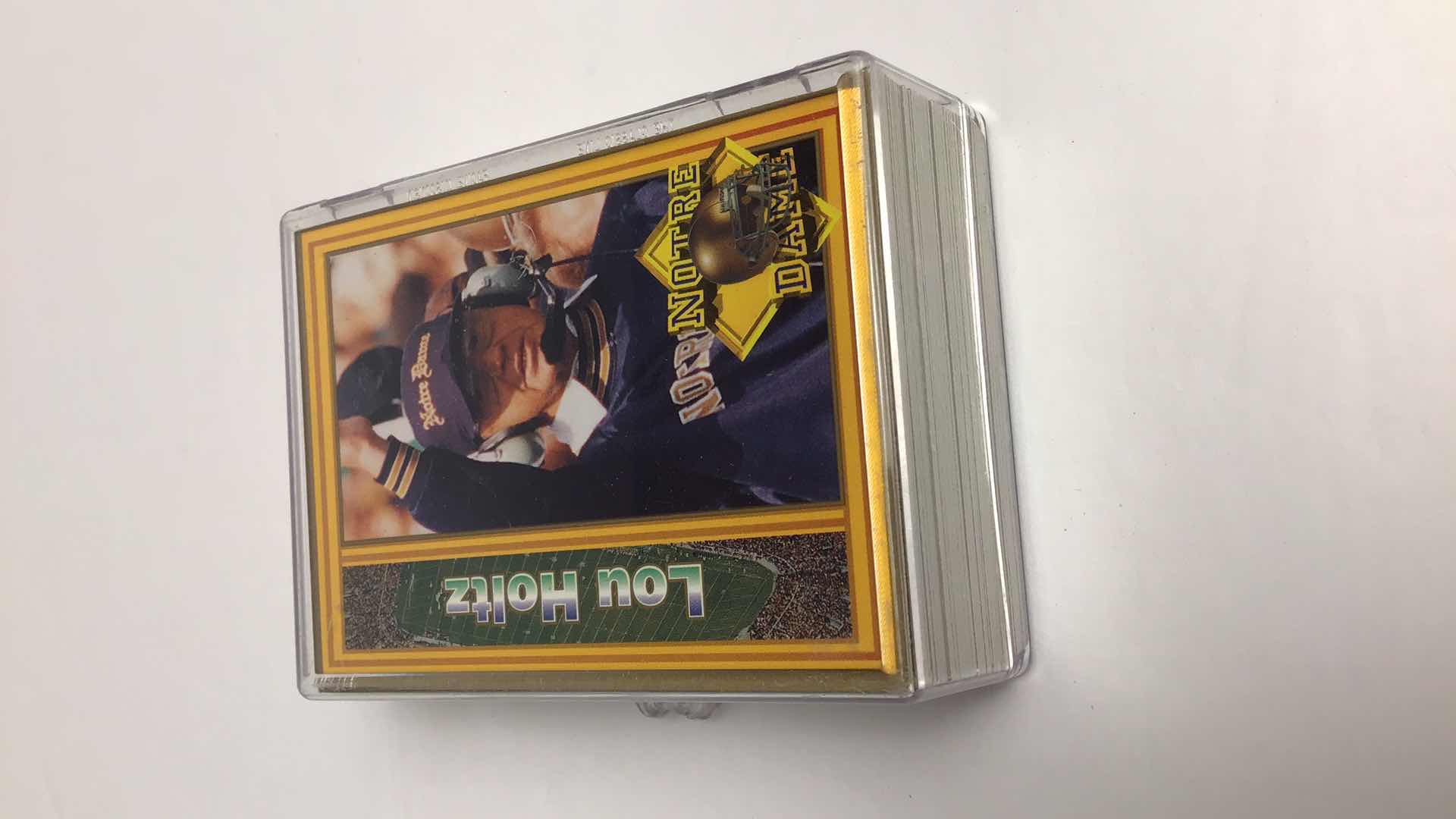 Photo 2 of $25 UNIVERSITY OF NOTRE DAME 19L3 TRADING CARD DECK IN CASE*