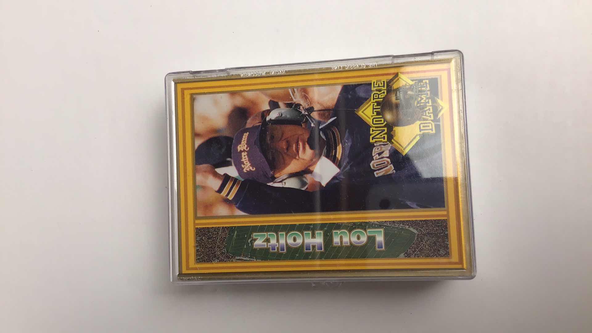 Photo 1 of $25 UNIVERSITY OF NOTRE DAME 19L3 TRADING CARD DECK IN CASE*