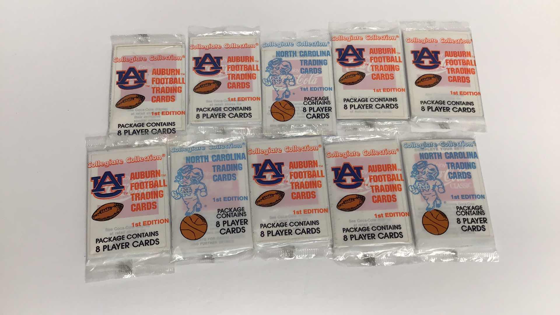 Photo 2 of $30 10 SEALED PACKS COLLEGIATE COLLECTION QST EDITION COLLEGE TRADING CARDS*