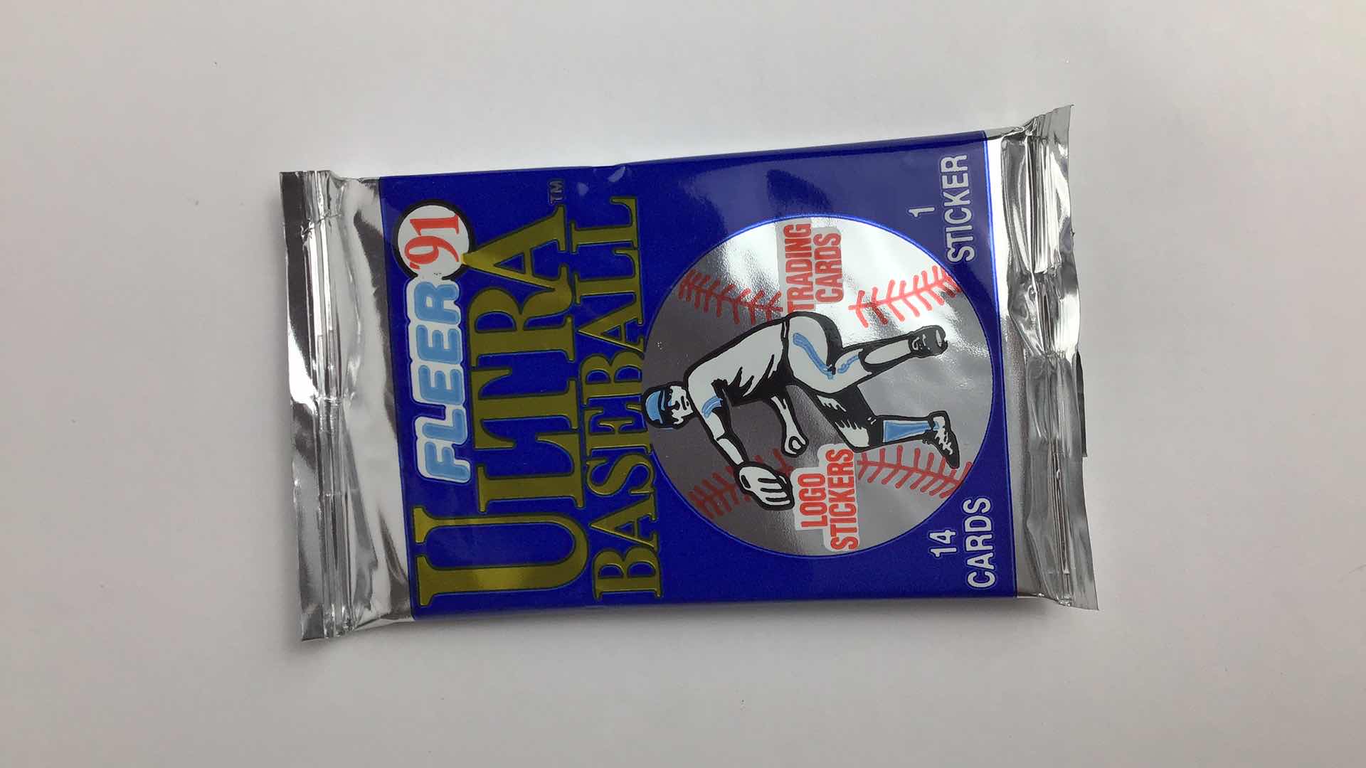 Photo 2 of $50 LOT OF 7 SEALED FLEER 91 ULTRA BASEBALL CARDS*