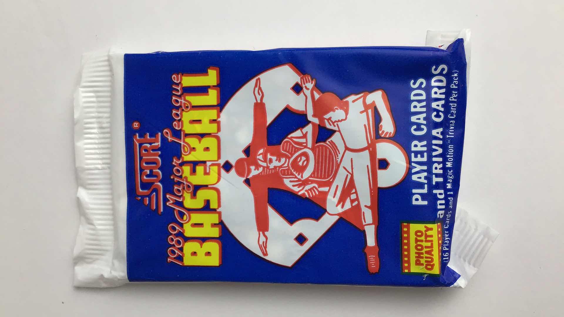 Photo 2 of $50 LOT OF 7 SEALED 1989 SCORE MLB TRADING CARD PACKS*