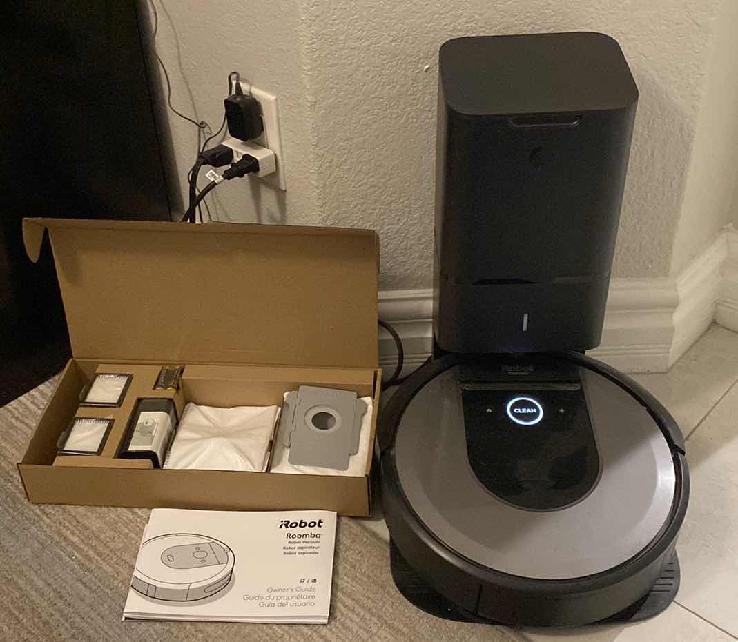 Photo 1 of iROBOT ROOMBA 8 - WITH ACCESSORIES AND MANUAL, USED JUST A FEW TIMES- PURCHASED FROM COSTCO