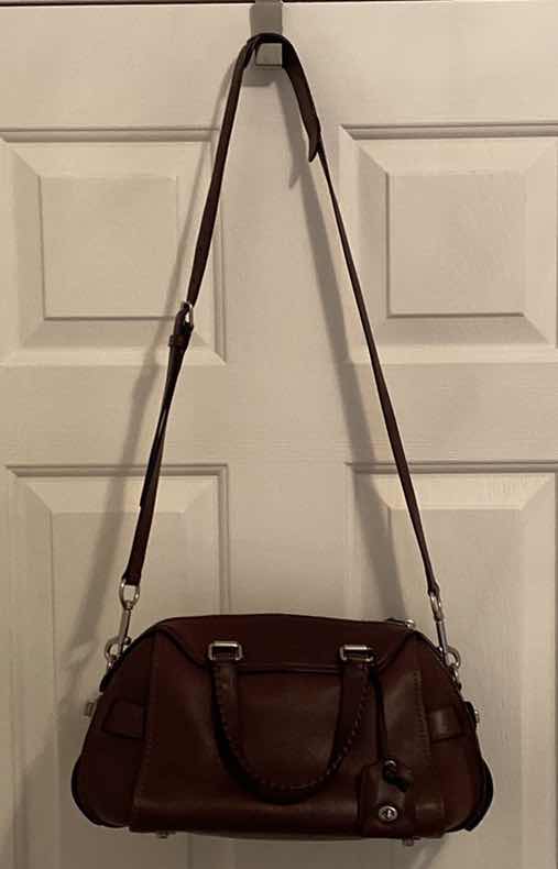 Photo 1 of $869 AUTHENTIC COACH ACE SATCHEL IN BURGUNDY WITH STRAP, WHIPSTITCHED HANDLES AND GUNMETAL HARDWARE INCLUDES DUSTBAG- NON RETURABLE - FINAL SALE