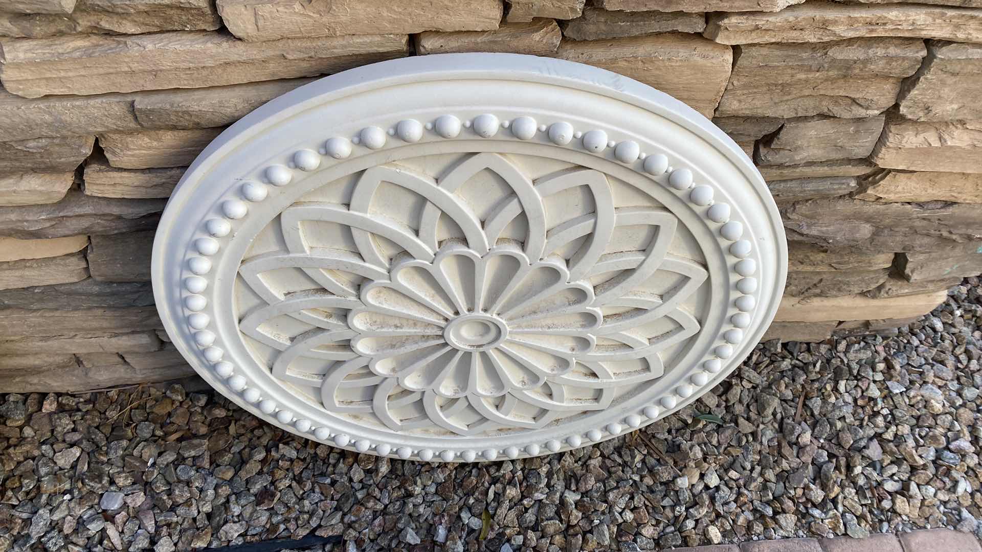 Photo 2 of PLASTER WALL MEDALLION FROM WYNN - 30”