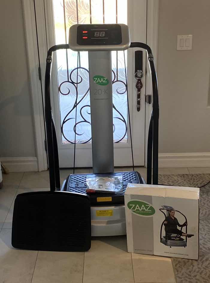 Photo 1 of ZAAZ  20-K VIBRATION WELLNESS FITNESS WITH SOFT FOOT PAD AND CHAIR. WITH ACCESSORIES WAS $2800