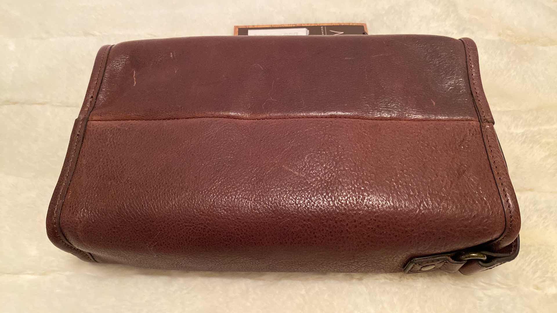 Photo 4 of PATRICIA NASH MENS LEATHER TRAVEL CASE FOR TOILETRIES WITH DUST BAG
