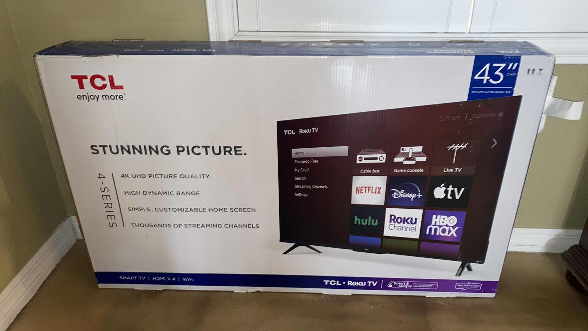 Photo 1 of NEW TCL ROKU TV 43”
