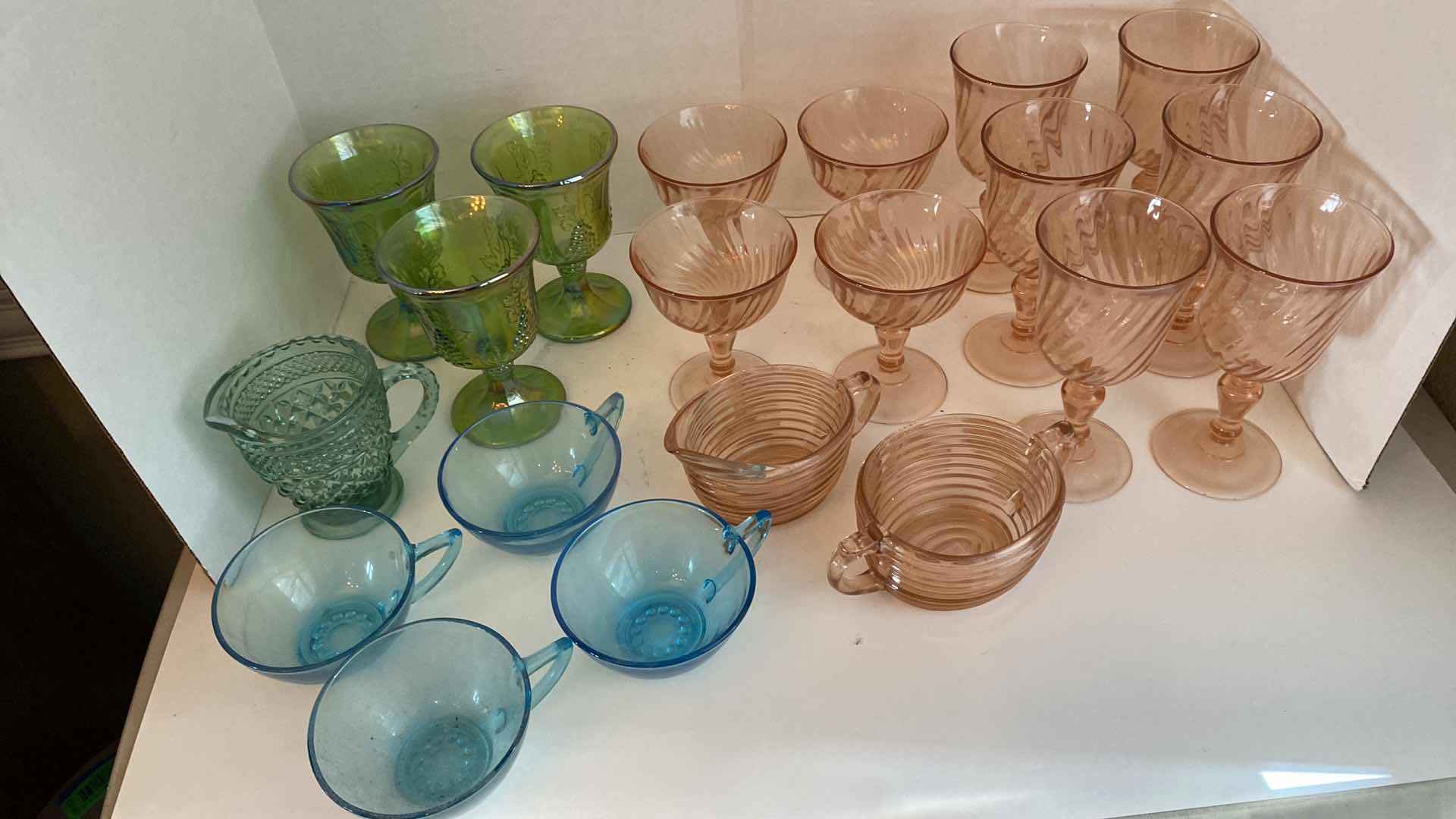 Photo 2 of COLLECTIBLE COLORED GLASS ASSORTMENT