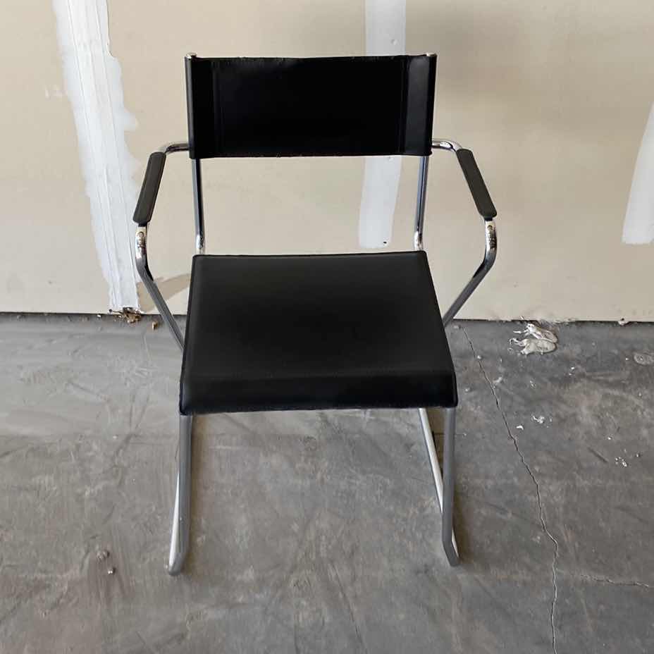 Photo 1 of CAMDEN TS  BLACK ABD CHROME MODERN CHAIRS (sold separately total of 5 available)