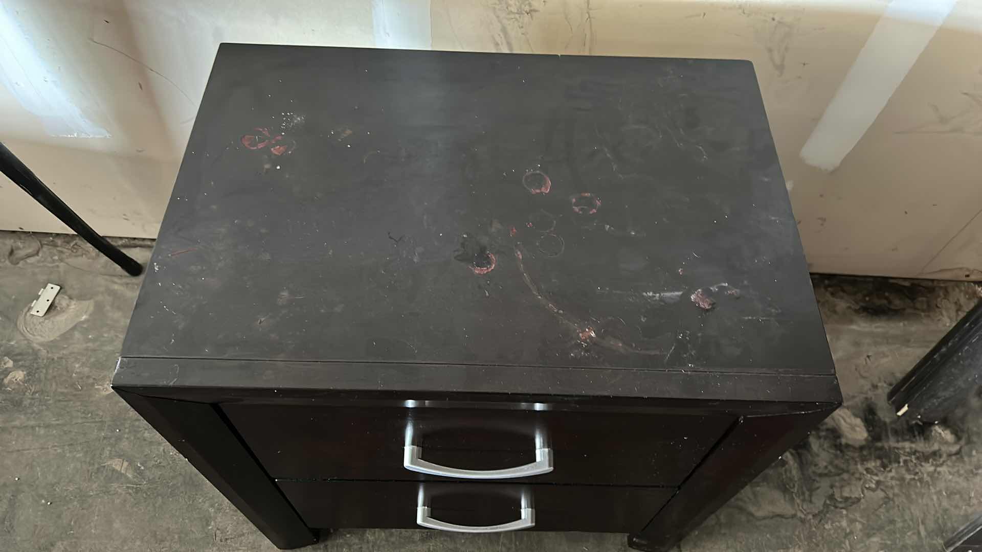 Photo 3 of BLACK NIGHTSTAND 23 3/4” x 16 3/4” x 24 3/4”