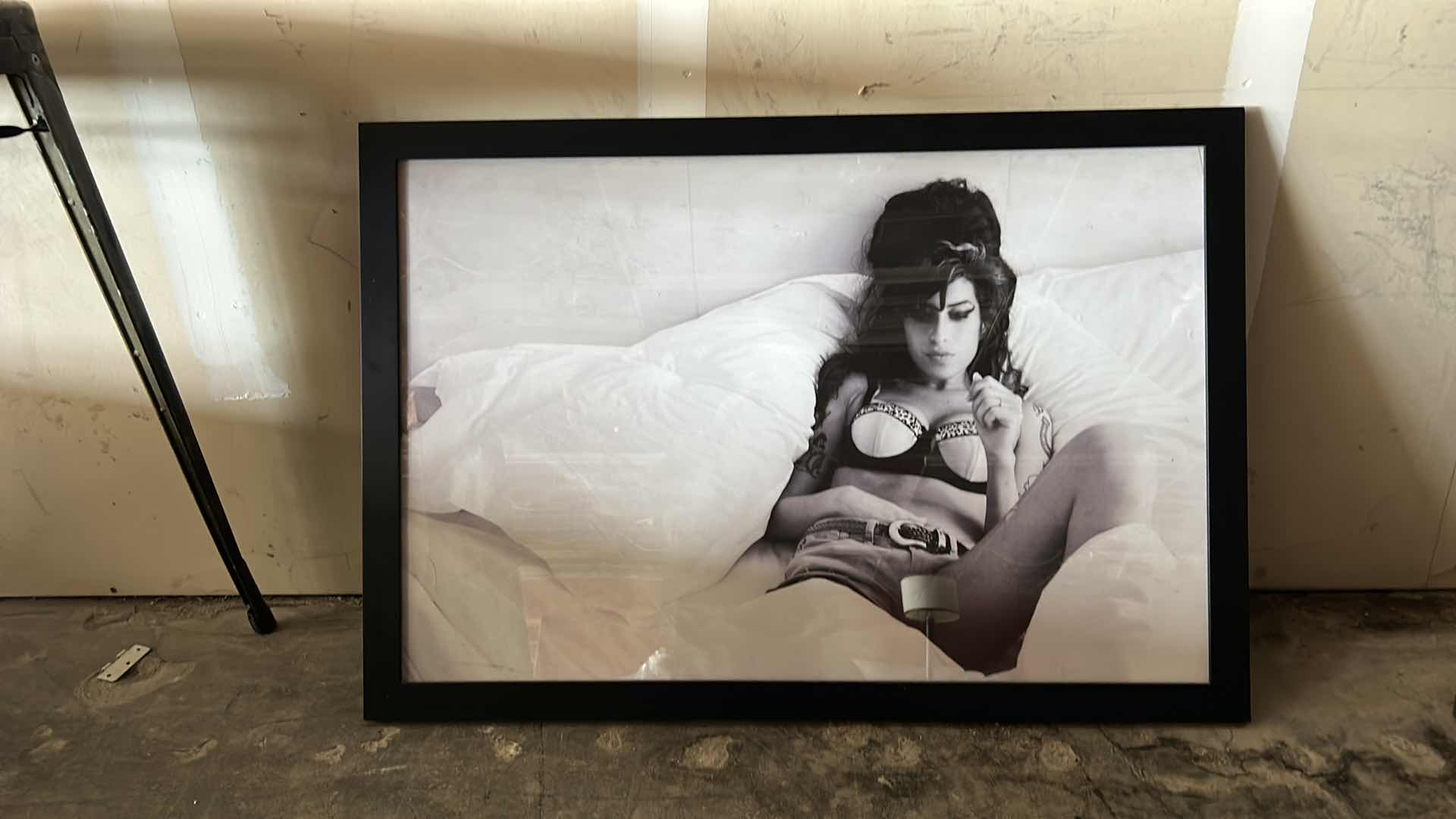 Photo 3 of AMY WINEHOUSE PHOTO ARTWORK FRAMED 38” x 26 1/2