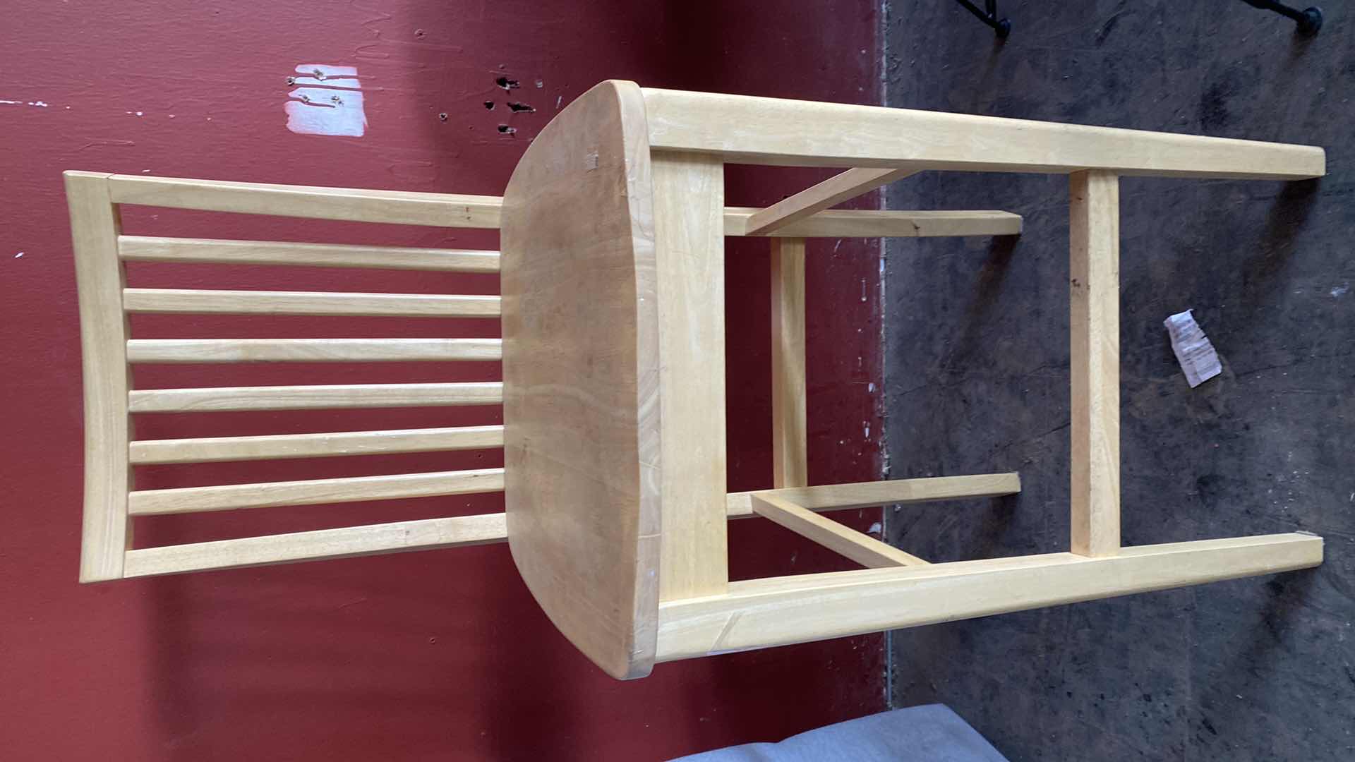 Photo 2 of MAPLE BAR STOOL SEAT HEIGHT 30” OVERALL HEIGHT 47”