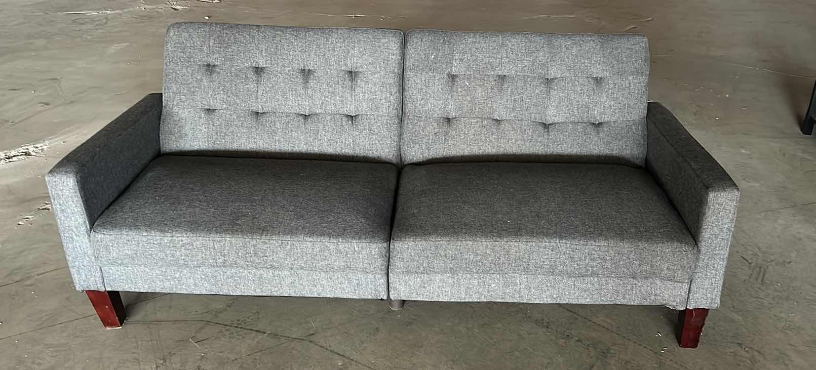 Photo 1 of GRAY SOFA FUTON 79“ x 31“. 46 WIDE AS BED