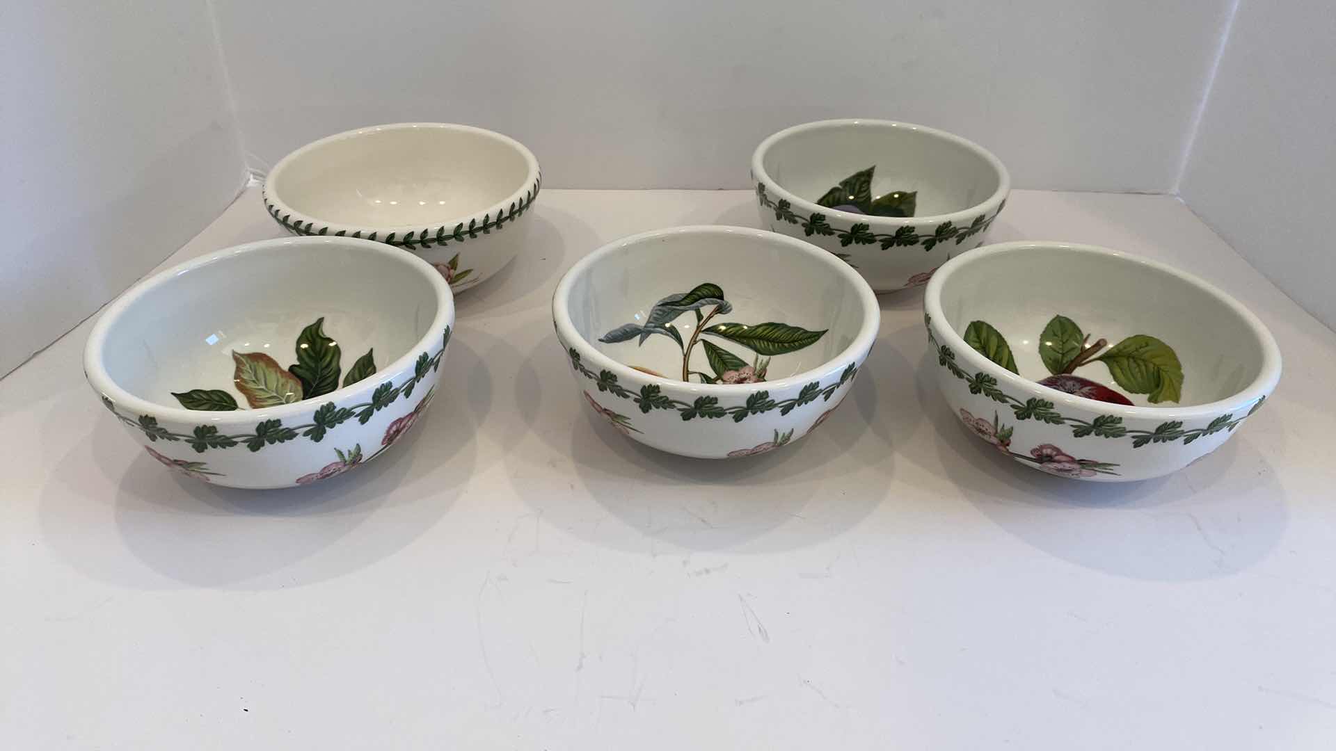 Photo 6 of POMONA PORT MADE IN ENGLAND CEREAL BOWLS AND BOTANIC GARDEN PLATES BY SUSAN WILLIAMS ELLIS