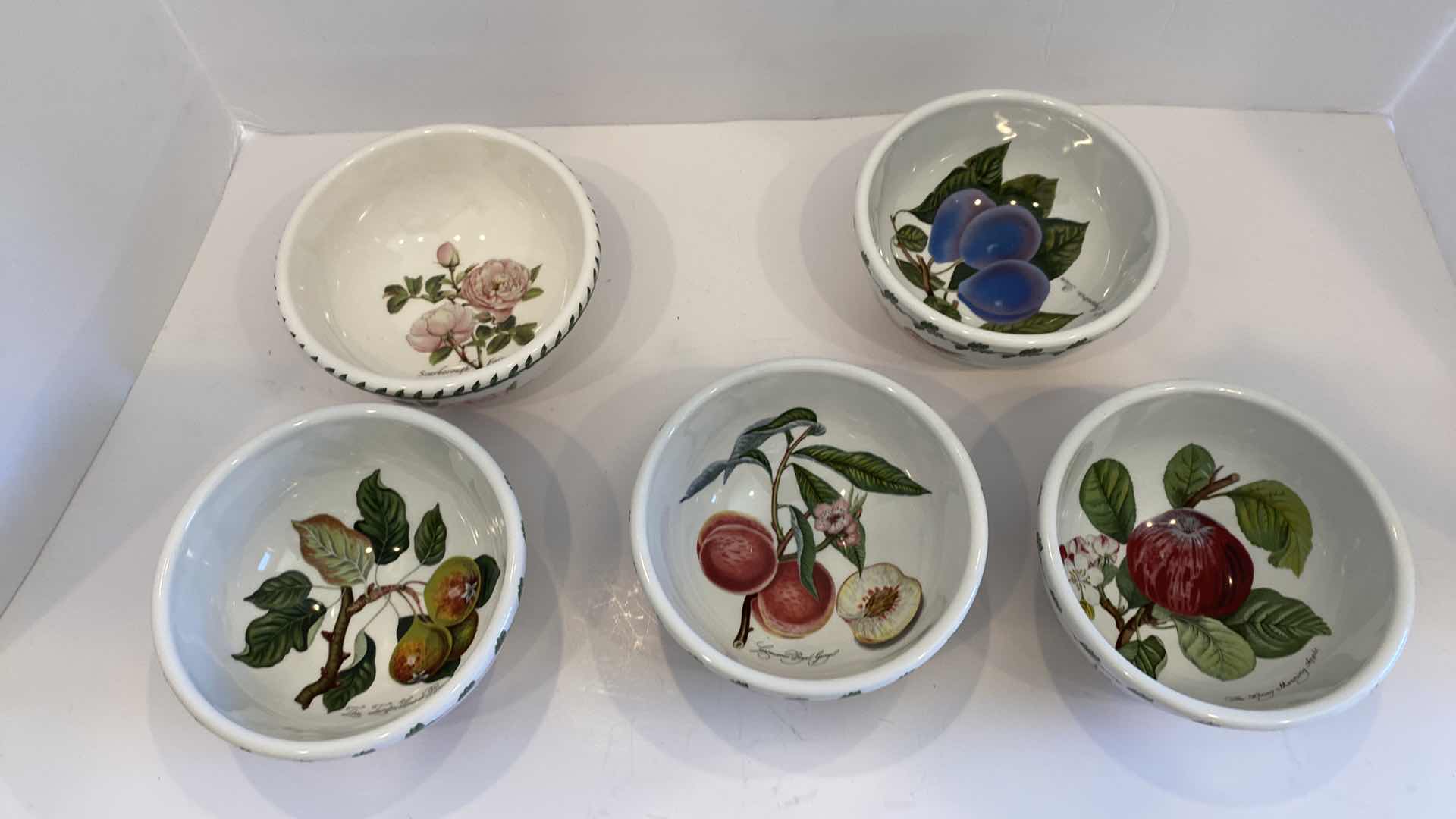 Photo 5 of POMONA PORT MADE IN ENGLAND CEREAL BOWLS AND BOTANIC GARDEN PLATES BY SUSAN WILLIAMS ELLIS