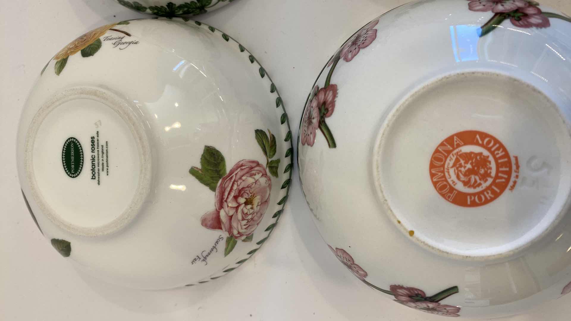 Photo 8 of POMONA PORT MADE IN ENGLAND CEREAL BOWLS AND BOTANIC GARDEN PLATES BY SUSAN WILLIAMS ELLIS