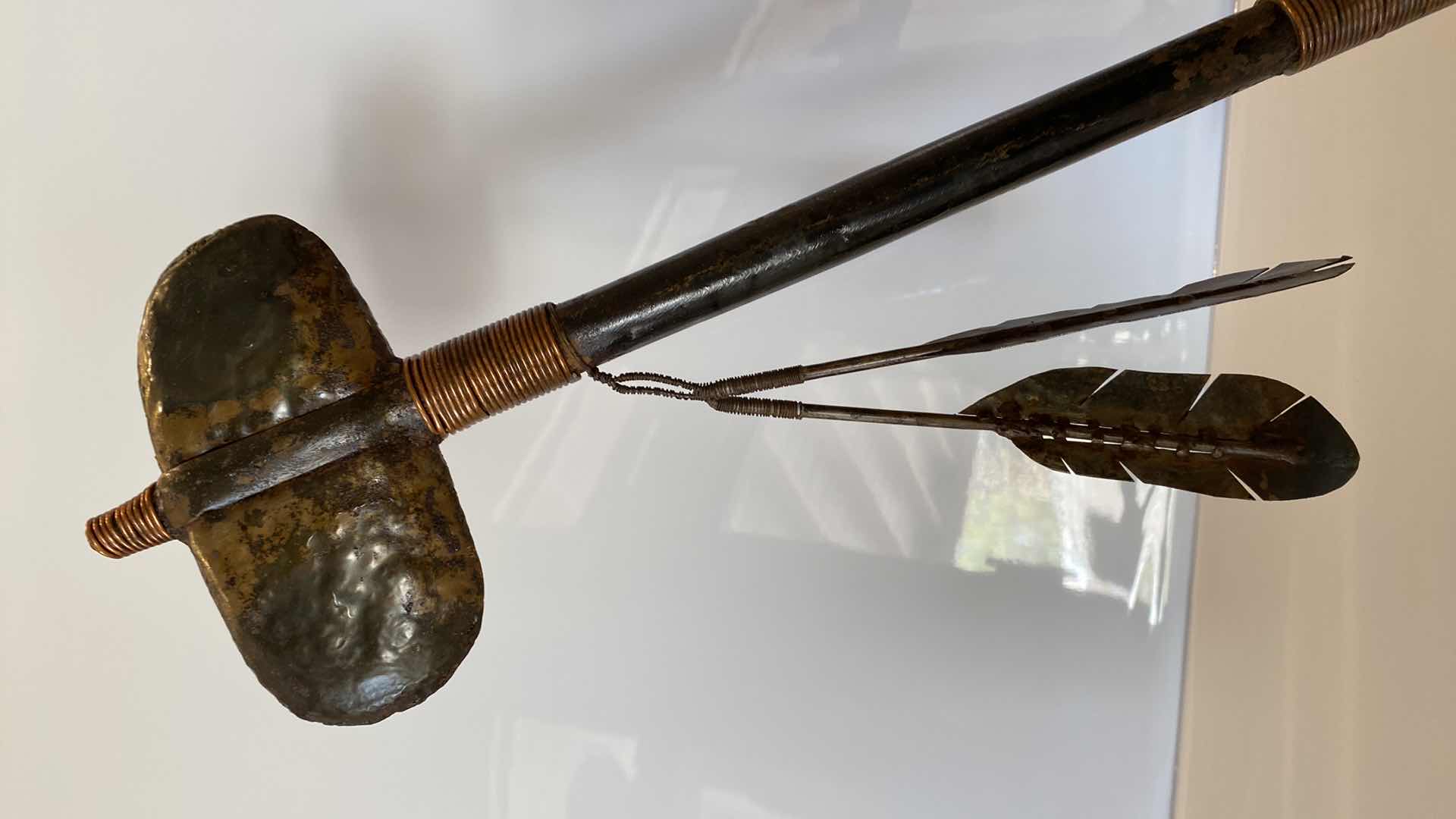 Photo 1 of HANDCRAFTED UNIQUE METAL TOMAHAWK 22”