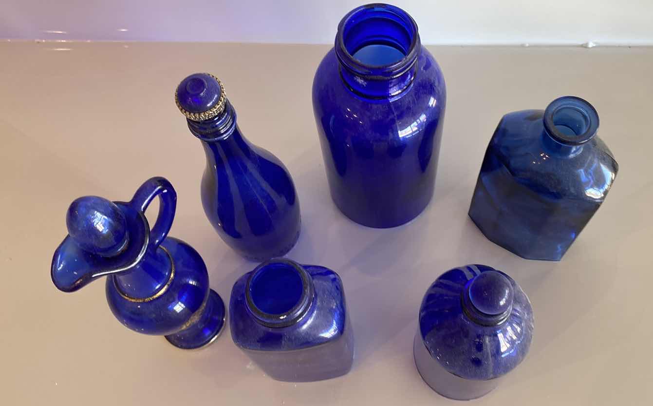 Photo 1 of BLUE GLASS ASSORTMENT