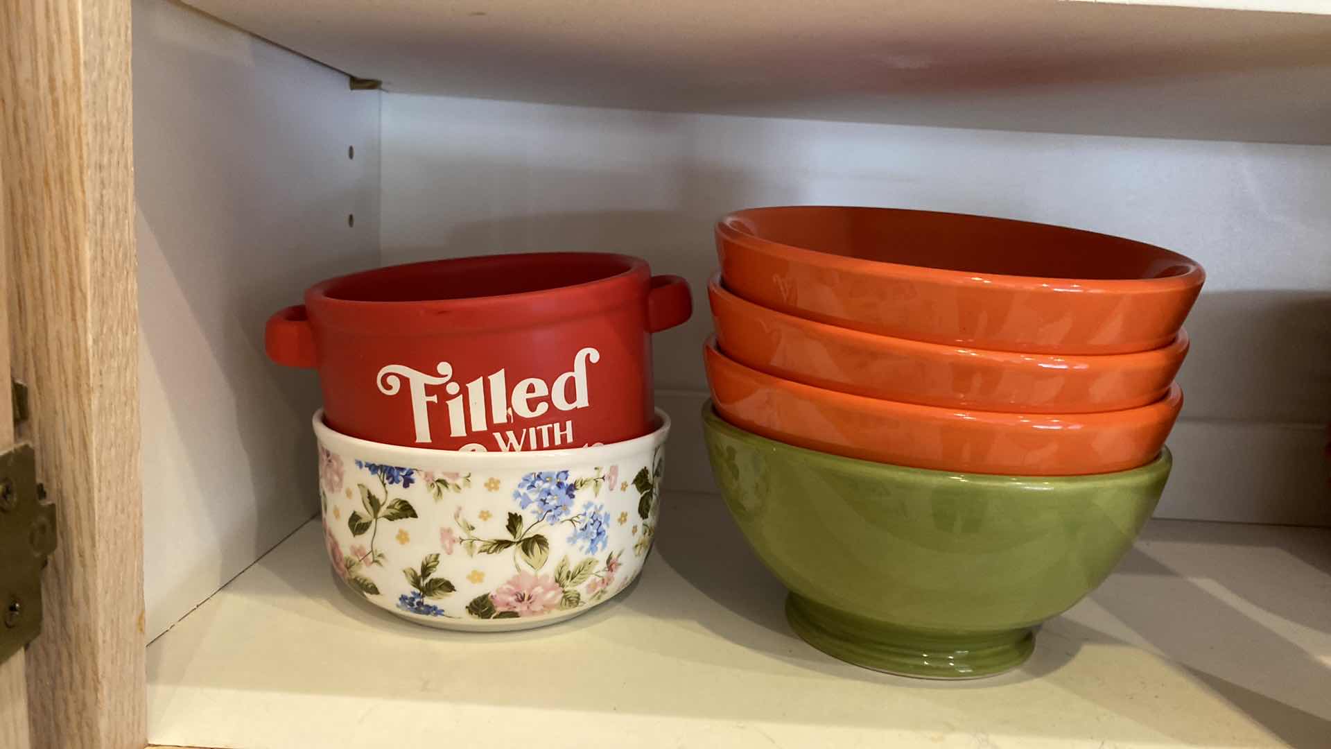 Photo 1 of CONTENTS OF KITCHEN CABINET DISHES AND MORE