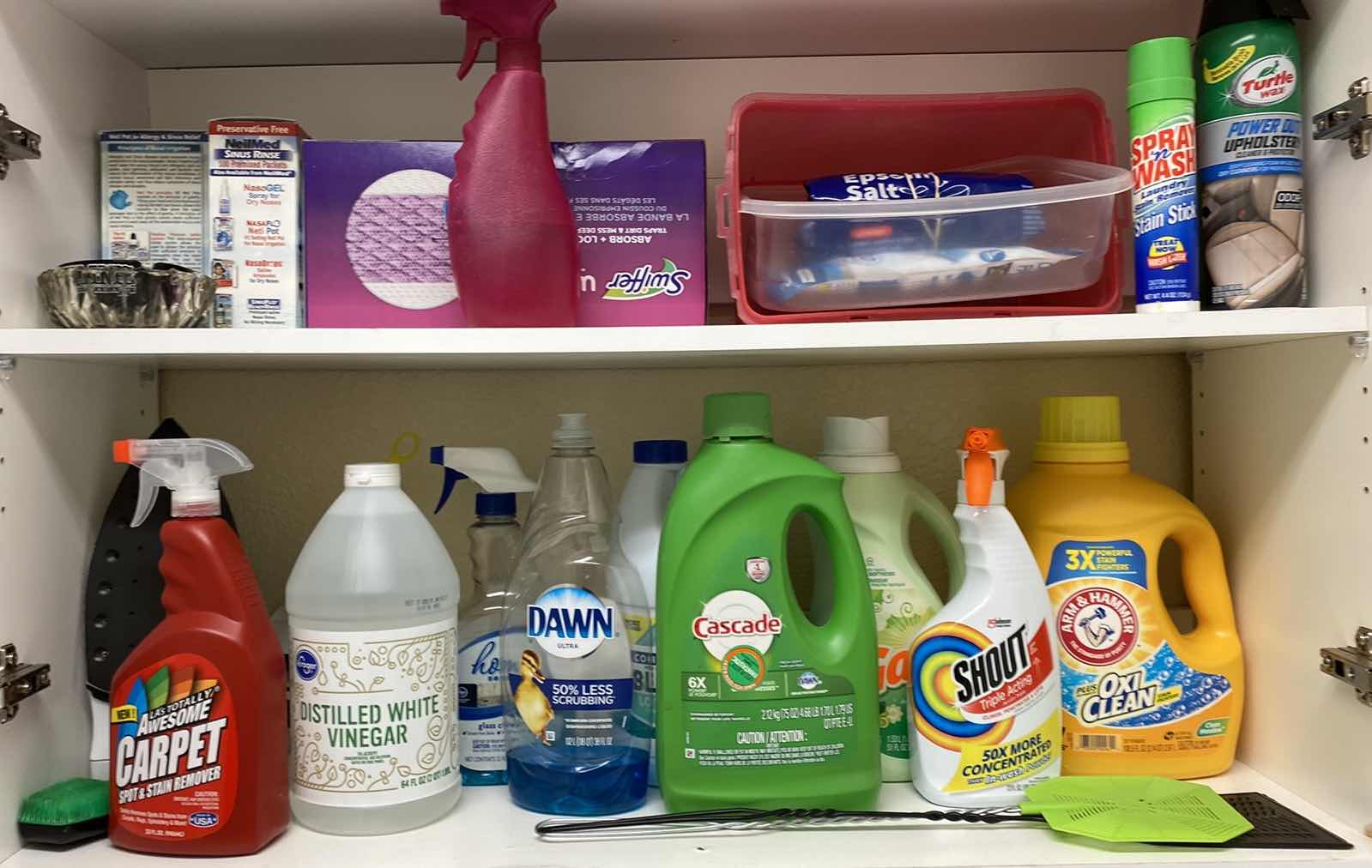 Photo 1 of CONTENTS OF LAUNDRY ROOM CABINET